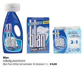 Promoties Blan pure white gel witmaker - Blan - Geldig van 08/03/2023 tot 21/03/2023 bij Colruyt