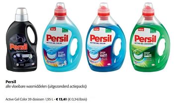 Promoties Persil vloeibare wasmiddelen active gel color - Persil - Geldig van 08/03/2023 tot 21/03/2023 bij Colruyt