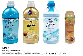 Promoties Lenor wasverzachter la collection zeebries - Lenor - Geldig van 08/03/2023 tot 21/03/2023 bij Colruyt
