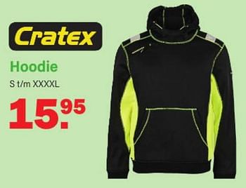 Promoties Hoodie - Cratex - Geldig van 13/03/2023 tot 01/04/2023 bij Van Cranenbroek