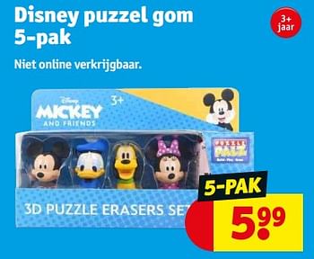 Promoties Disney puzzel gom - Disney - Geldig van 14/03/2023 tot 26/03/2023 bij Kruidvat