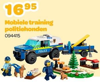 Promoties Mobiele training politiehonden - Lego - Geldig van 13/03/2023 tot 15/04/2023 bij Happyland