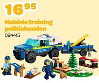 Mobiele training politiehonden-Lego