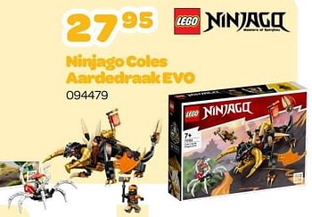 Promoties Ninjago coles aardedraak evo - Lego - Geldig van 13/03/2023 tot 15/04/2023 bij Happyland