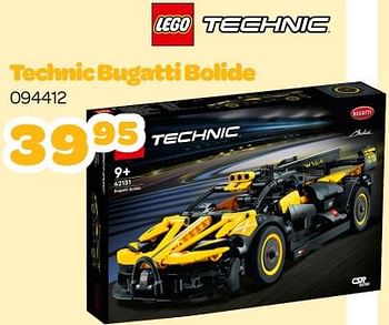 Promoties Technic bugatti bolide - Lego - Geldig van 13/03/2023 tot 15/04/2023 bij Happyland