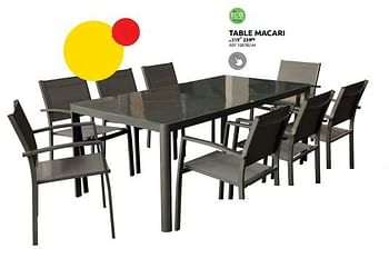 Promoties Table macari - Huismerk - Brico - Geldig van 15/03/2023 tot 27/03/2023 bij Brico