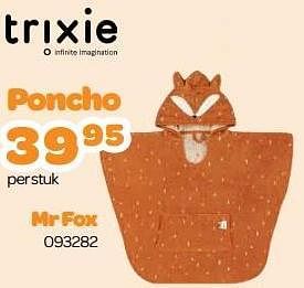 Promoties Poncho mr fox - Trixie - Geldig van 13/03/2023 tot 15/04/2023 bij Happyland