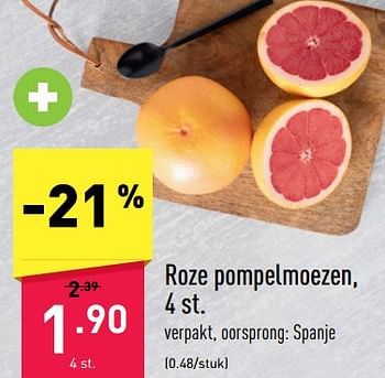 Promoties Roze pompelmoezen - Huismerk - Aldi - Geldig van 20/03/2023 tot 25/03/2023 bij Aldi