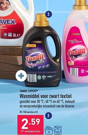Promoties Wasmiddel voor zwart textiel - Tandil - Geldig van 20/03/2023 tot 31/03/2023 bij Aldi