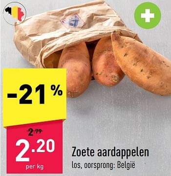 Promoties Zoete aardappelen - Huismerk - Aldi - Geldig van 20/03/2023 tot 25/03/2023 bij Aldi