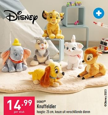 Promoties Knuffeldier - Disney - Geldig van 22/03/2023 tot 31/03/2023 bij Aldi