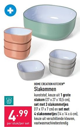 Promotions Slakommen - Home Creation Kitchen - Valide de 22/03/2023 à 31/03/2023 chez Aldi
