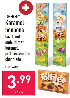 Promoties Karamelbonbons - Toffifee - Geldig van 24/03/2023 tot 31/03/2023 bij Aldi