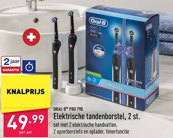 Promoties Oral-b pro 790 elektrische tandenborstel - Oral-B - Geldig van 24/03/2023 tot 31/03/2023 bij Aldi