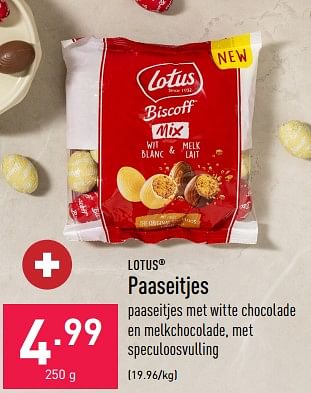 Promoties Paaseitjes - Lotus Bakeries - Geldig van 24/03/2023 tot 31/03/2023 bij Aldi