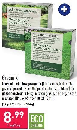 Promoties Grasmix - Huismerk - Aldi - Geldig van 25/03/2023 tot 31/03/2023 bij Aldi