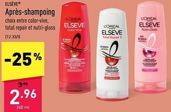 Promotions Après-shampoing - L'Oreal Paris - Valide de 20/03/2023 à 31/03/2023 chez Aldi