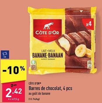 Promotions Barres de chocolat - Cote D'Or - Valide de 20/03/2023 à 31/03/2023 chez Aldi