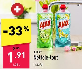 Promotions Nettoie-tout - Ajax - Valide de 25/03/2023 à 31/03/2023 chez Aldi