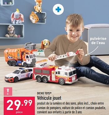 Promoties Véhicule jouet - Dickie - Geldig van 22/03/2023 tot 31/03/2023 bij Aldi