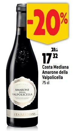 Promoties Costa mediana amarone della valpolicella - Rode wijnen - Geldig van 15/03/2023 tot 11/04/2023 bij Smatch