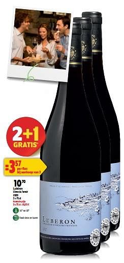 Promotions Lubéron l’ame du terroir - Vins rouges - Valide de 15/03/2023 à 11/04/2023 chez Smatch