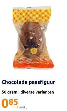 Promotions Chocolade paasfiguur - Produit Maison - Action - Valide de 15/03/2023 à 21/03/2023 chez Action