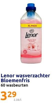 Promoties Lenor wasverzachter bloemenfris - Lenor - Geldig van 15/03/2023 tot 21/03/2023 bij Action