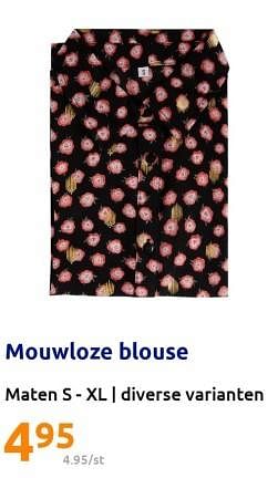 Promoties Mouwloze blouse - Huismerk - Action - Geldig van 15/03/2023 tot 21/03/2023 bij Action