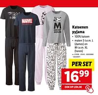 Katoenen pyjama-Huismerk - Lidl