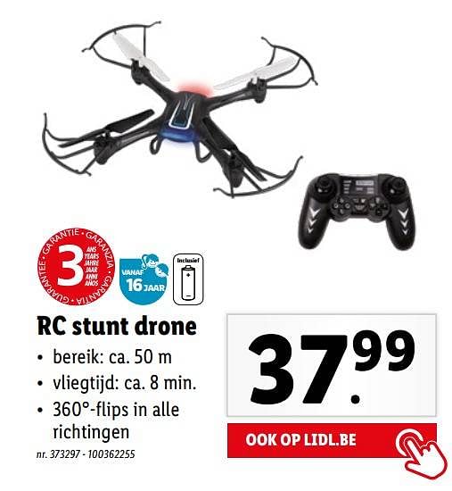 Lidl store stunt drone