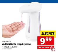 Promoties Silvercrest automatische zeepdispenser - SilverCrest - Geldig van 22/03/2023 tot 28/03/2023 bij Lidl