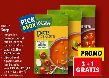 Promoties Soep - Knorr - Geldig van 22/03/2023 tot 28/03/2023 bij Lidl