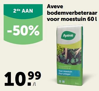 Promoties Aveve bodemverbeteraar voor moestuin - Huismerk - Aveve - Geldig van 15/03/2023 tot 26/03/2023 bij Aveve