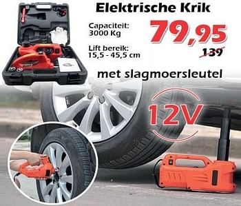 Promoties Elektrische krik - Huismerk - Itek - Geldig van 11/03/2023 tot 02/04/2023 bij Itek