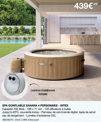 Promotions Spa gonflable sahara - intex - Intex - Valide de 13/03/2023 à 09/04/2023 chez Costco