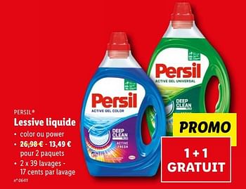 Persil Lessive liquide - En promotion chez Lidl