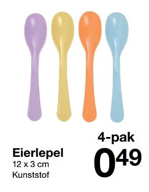 Promoties Eierlepel - Huismerk - Zeeman  - Geldig van 18/03/2023 tot 24/03/2023 bij Zeeman