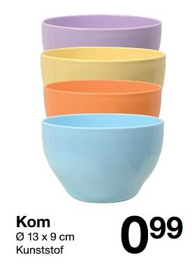 Promoties Kom - Huismerk - Zeeman  - Geldig van 18/03/2023 tot 24/03/2023 bij Zeeman