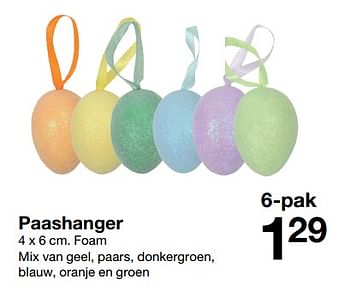 Promoties Paashanger - Huismerk - Zeeman  - Geldig van 18/03/2023 tot 24/03/2023 bij Zeeman