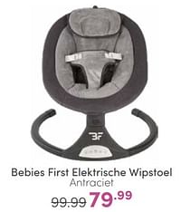 Bebies first elektrische wipstoel antraciet-bebiesfirst