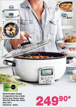Promoties Greenpan omni cooker cream cc005289-001 - Greenpan - Geldig van 05/03/2023 tot 23/04/2023 bij Home & Co