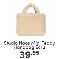 Studio noos mini teddy handbag ecru-Studio Noos