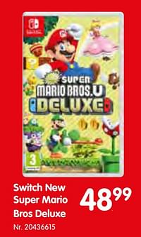 Switch new super mario bros deluxe-Nintendo
