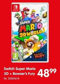 Switch super mario 3d + bowser’s fury-Nintendo