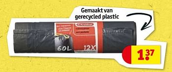 Promoties Gemaakt van gerecycled plastic - Huismerk - Kruidvat - Geldig van 21/03/2023 tot 26/03/2023 bij Kruidvat