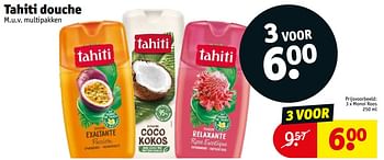 Promoties Tahiti douche monoi roos - Palmolive Tahiti - Geldig van 21/03/2023 tot 26/03/2023 bij Kruidvat