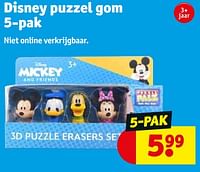 Promoties Disney puzzel gom - Disney - Geldig van 21/03/2023 tot 26/03/2023 bij Kruidvat