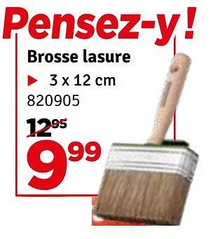 Promoties Brosse lasure - Huismerk - Mr. Bricolage - Geldig van 21/03/2023 tot 02/04/2023 bij Mr. Bricolage