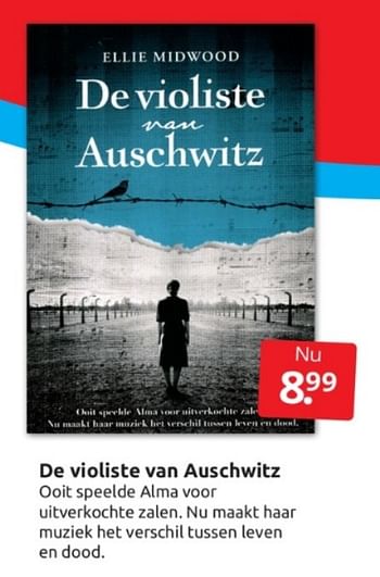 Promoties De violiste van auschwitz - Huismerk - Boekenvoordeel - Geldig van 18/03/2023 tot 26/03/2023 bij BoekenVoordeel